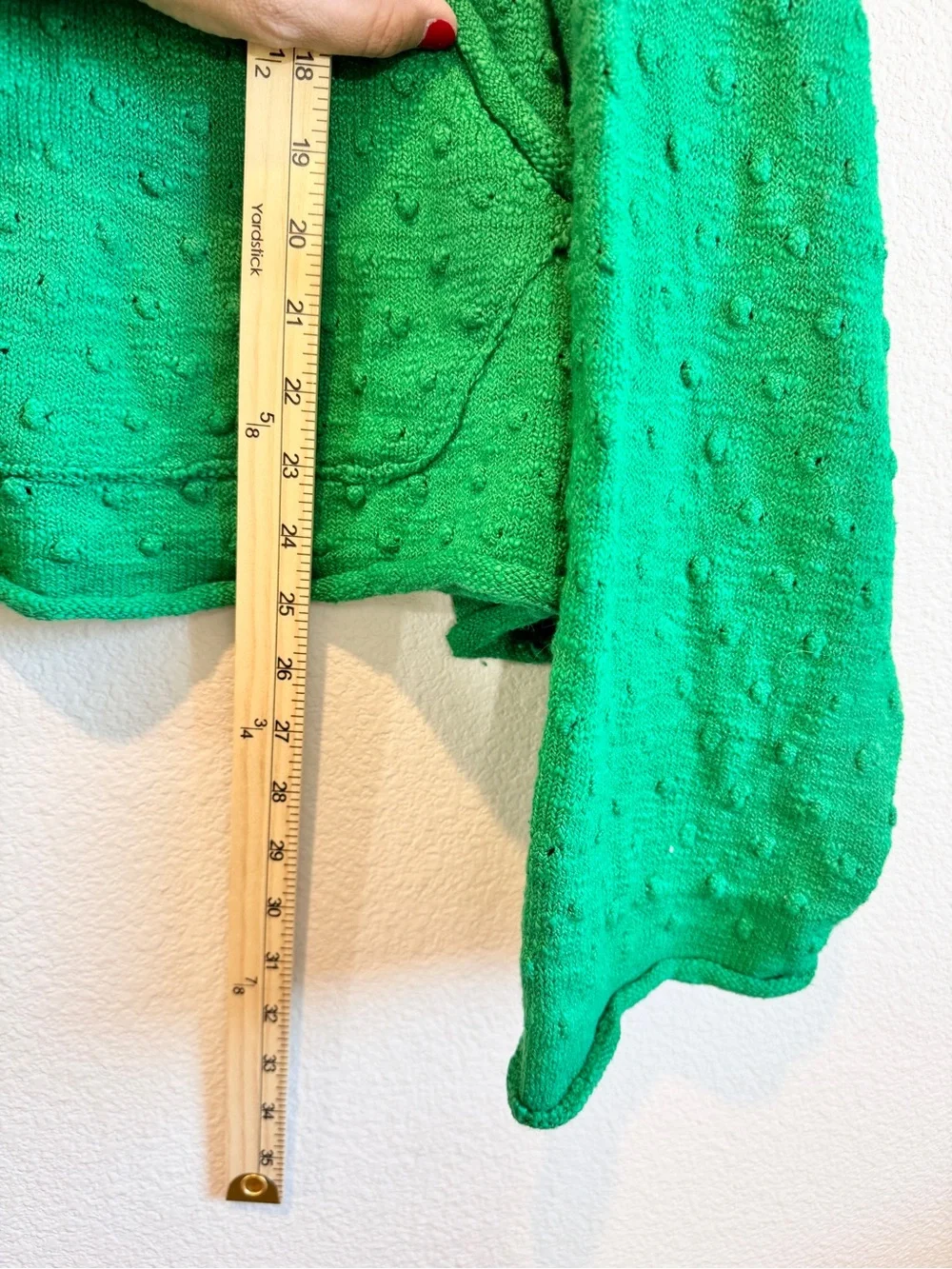 Free People Lake Side Hoodie Sweater Boho Slouchy Cozy Travel Green Medium G58